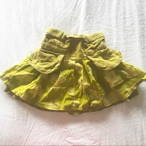 Little Girls Marese Lime Green Skirt